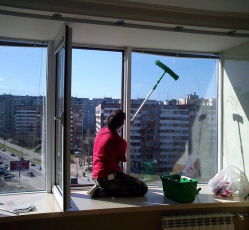 Мытье окон в однокомнатной квартире Руза